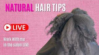 Live Salon Session: Professional Natural Hair Care Tips