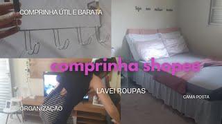 Comprinha shopee útil e barata | ficou tudo limpo|  #casarosa #comprinhaspracasa #shopee