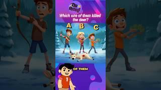 Which one hunts the deer? #riddle #brainteaser #logicpuzzle #quiz #riddleoftheday #quizgame