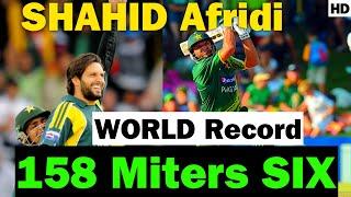 World most biggest six in Cricket History | Shahid Afridi