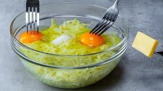 Kapusta, 2 jajka i ser i przygotujesz wspaniały obiad!| Smaczny.TV