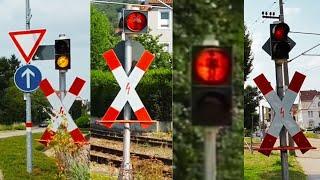Ettlingen Albgaubad Railway Crossing, Baden-Württemberg (Compilation)