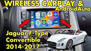 Wireless CarPlay and AndroidAuto in Jaguar F-Type Convertible 2014, 2015, 2016 and 2017 model years