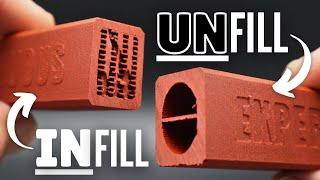 Is an UNfilled 3D Print Stronger than an INfilled 3D Print?