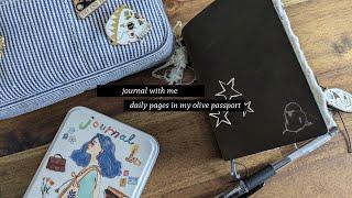 Journal With Me // Daily Journal in an Passport Travelers Notebook