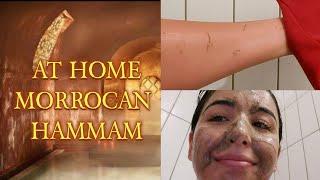 AT HOME MOROCCAN HAMMAM Aka the best exfoliation ever !!