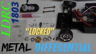 LDRC Drift Car "Tips and Mods" Pt. 8: *Metal Differential Upgrade Assembly* How to **Lock**