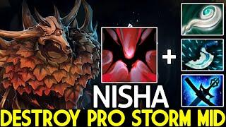 NISHA [Shadow Fiend] 100% Magic Build Destroy Pro Storm Mid Dota 2