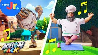 Calm Body  Calm Mind  Action Pack Mindfulness Song  for Kids | Netflix Jr. Jams