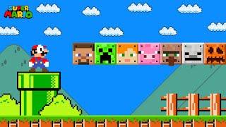 Super Mario Bros., But There Are More Custom Minecraft Characters