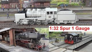 Model Railway Diorama “Braubach” 14 m 1:32 Gauge 1 - Locopark Ampflwang 6/2024, class 24, 50 and 323