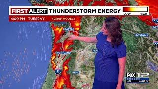 First Alert Sunday evening FOX 12 weather forecast (7/14)