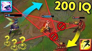 When LOL Players Get CREATIVE... 200 IQ OUTPLAYS MONTAGE (League of Legends)