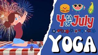 4th of July Yoga | Calming Yoga for Kids | Kids Yoga | 4th of July Brain Break