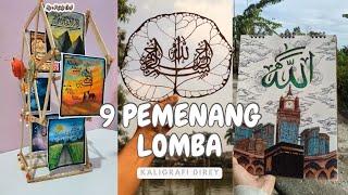 INI DIA 9 PEMENANG LOMBA KALIGRAFI DIREY