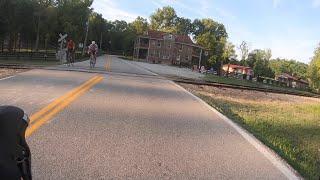 Cycling Chesterfield to Wildwood finding an old rail station video