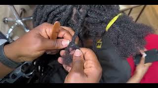 2023 Loc Extensions Installation For Beginners (crochet method) | Enam’s Locs