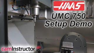 5 Axis Setup on Haas UMC-750 with Mastercam