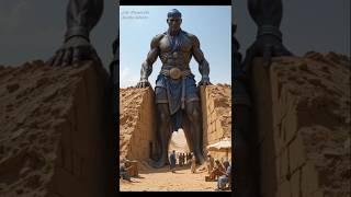 African Tribes Tuareg Giants Checking Outer Walls #ai#fusion#africa#tribe#tribal#shorts#shortsfeed