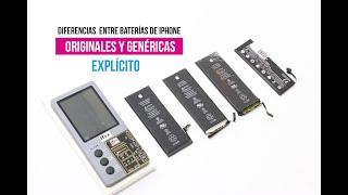 Diferencia entre baterías de iPhone originales y genéricas