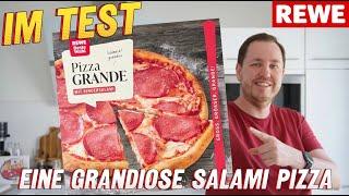 REWE: "Beste Wahl" Pizza Grande mit Rindersalami im Test