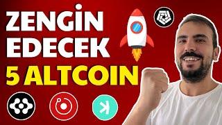 BU 5 COIN'İ BİRİKTİRİYORUM! BOĞA'DA ZENGİN EDEBİLECEK ALTCOIN SEPETİ | EN İYİ ALTCOIN ÖNERİLERİ