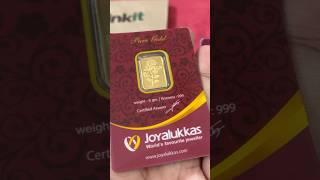 Joyalukkas Gold & Silver coin Blinkit for Dhanteras #shorts