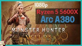 Intel Arc A380 / Monster Hunter Wilds Benchmark [1080p] Test #Benchmark