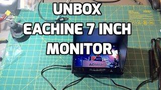 Unbox | Eachine LCD5802S 5802 5.8G 32CH 7 Inch Diversity Receiver Monitor