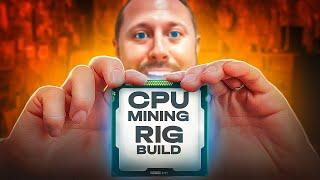 I Built a CPU Mining Rig, This thing is Awesome! AMD 3900X CPU Mining Rig
