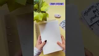 Unboxing 6 Ring binder Journal Notebook | Journal notebook unboxing  #unboxing #asmr #asmrsatisfying