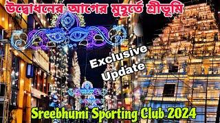 Last Minute Preparation Of Sreebhumi Sporting Club 2024 | Sreebhumi Sporting Club 2024 | Durga Puja