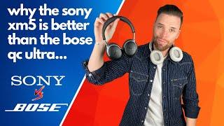 Bose QC Ultra vs Sony WH1000XM5: Why the XM5 wins!