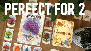 Arboretum VS Songbirds. A TWO Player Game Review!