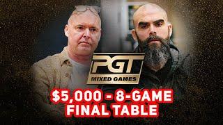 Poker Hall of Famer John Hennigan Headlines PGT Mixed Games Event #2 Final Table - $5,100 8-Game