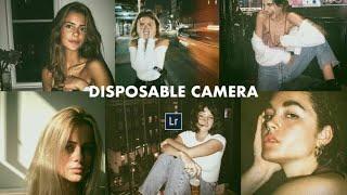 Disposable Camera Effect + Free Lightroom mobile Preset DNG