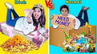 Rich Student Vs Normal Student | Comedy Video | Hungry Birds