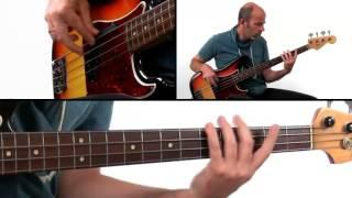 Blues Bass Guitar Lesson - Lick #19 Albert Collins Style - Jasper Mortier