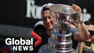 Nathan MacKinnon brings Stanley Cup home to Halifax