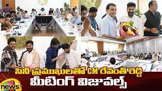 CM Revanth Reddy Meeting With Tollywood Celebrities | Dil Raju | Nagarjuna | Venkatesh | Mango News