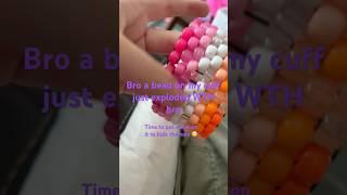 That’s what happens when you get beads from Walmart #silly #bracelet #beads #walmart #kandi #lol