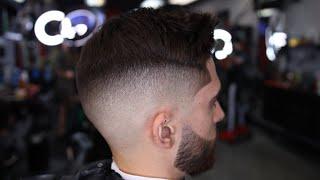 HAIRCUT TUTORIAL:  HOW TO: STRETCH FADE | MESSY TOP