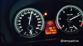 BMW e90 335d 500 HP Acceleration 0-200 km/h