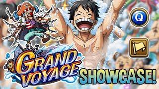 ONSEN LUFFY GRAND VOYAGE SHOWCASE! LvL 5 vs Buggy! [OPTC | トレクル]