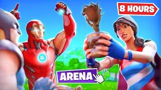 Playing Arena for 8 hours STRAIGHT in Season 4! (Fortnite Battle Royale)