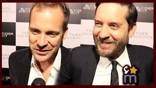 PAWN SACRIFICE Premiere Interviews: Tobey Maguire, Peter Sarsgaard, Lily Rabe