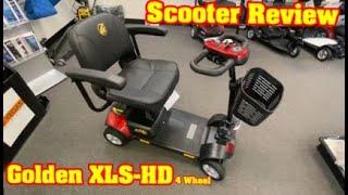 Review of the new Redesigned Golden BuzzAround XLS HD 4 Wheel Mobility Scooter