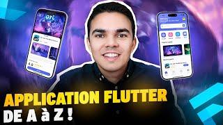 FLUTTER 3.3: Comment Créer Une Application Mobile Avec Flutter Étape Par Étape (Formation Gratuite)