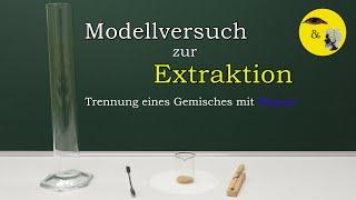 Extraktion - ein Modellversuch: Die Trennung eines Sand-???-Gemisches