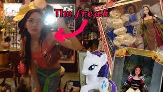 Doll hunting with a 𝓯𝓻𝓮𝓪𝓴 at an antique mall (MLP, Barbie, and Disney dolls/collectables!)